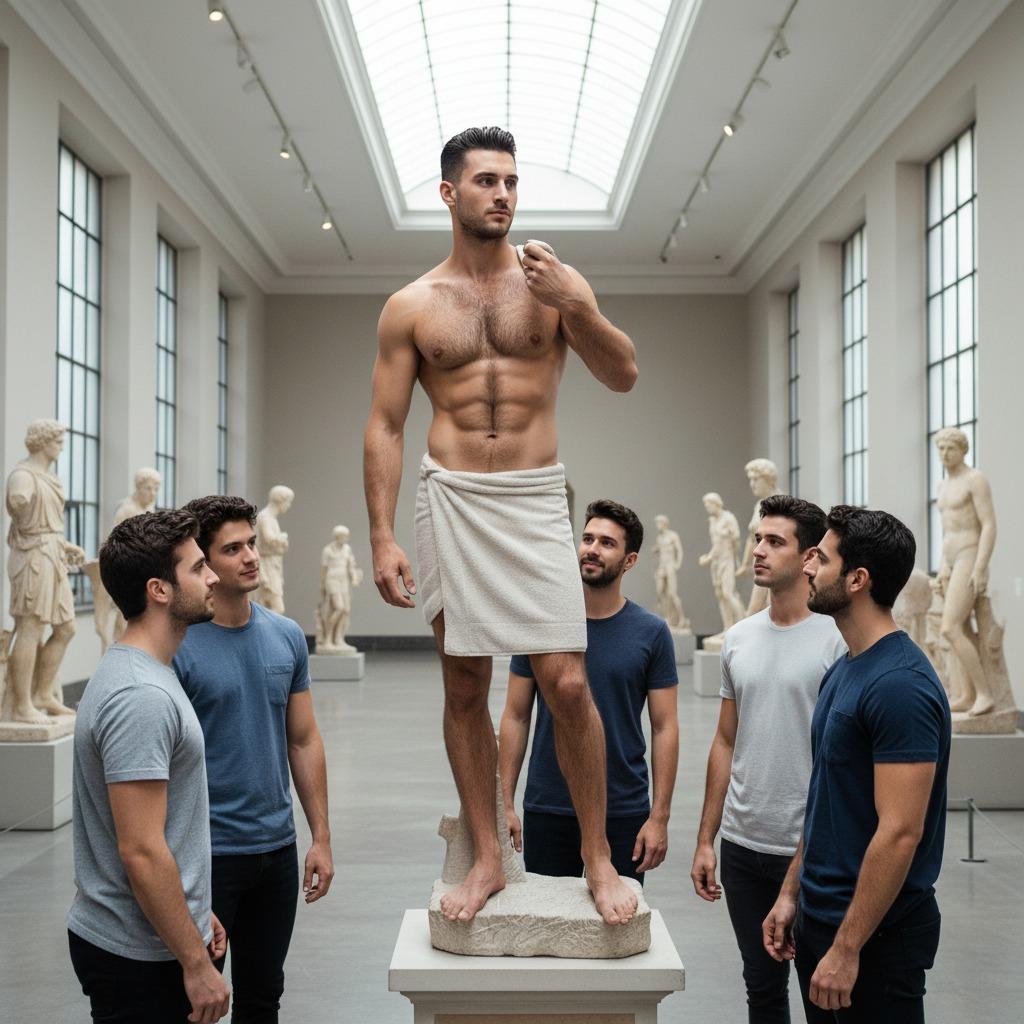 Every curve, every line—art in its purest form. The male body on display, celebrated, immortalized. Beauty that transcends...