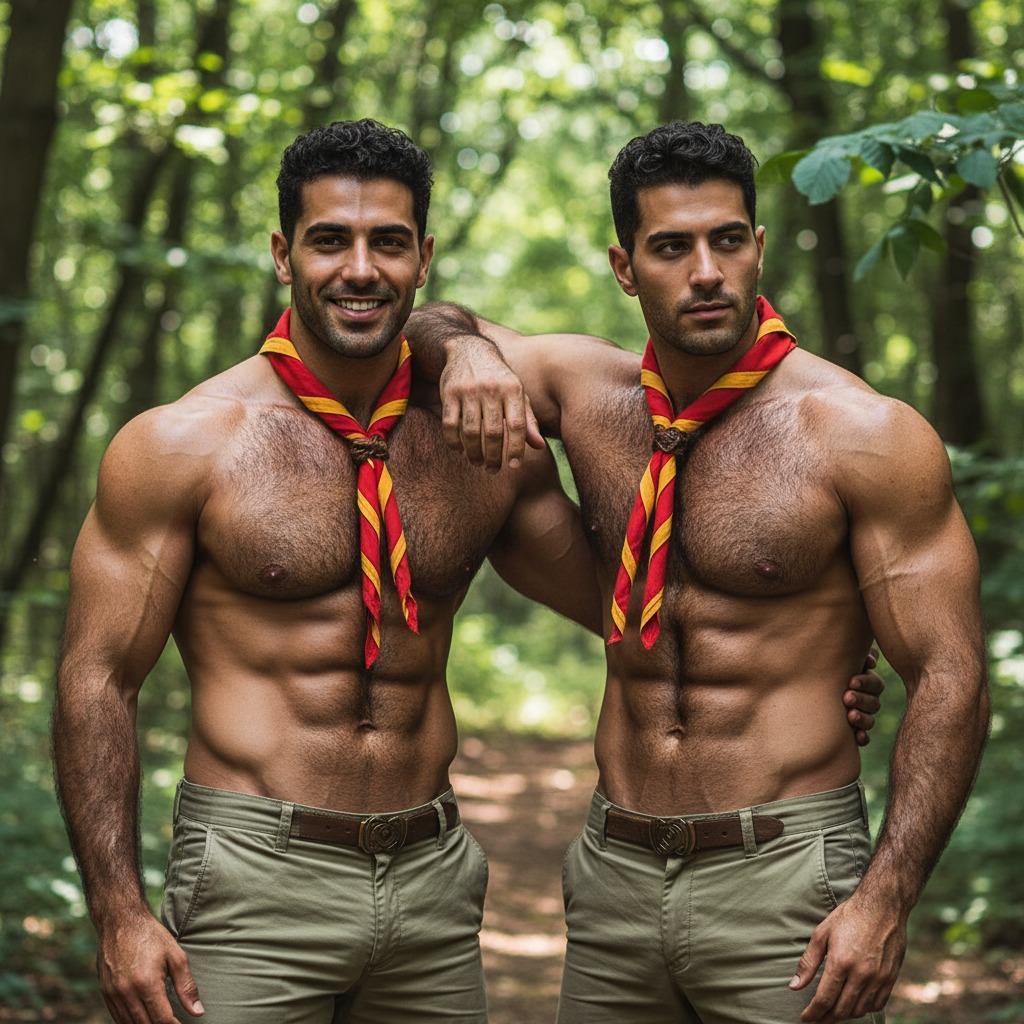 Every scout knows the secret to strength: teamwork and a little wilderness. 🌲🔥 #nature #couple #scout