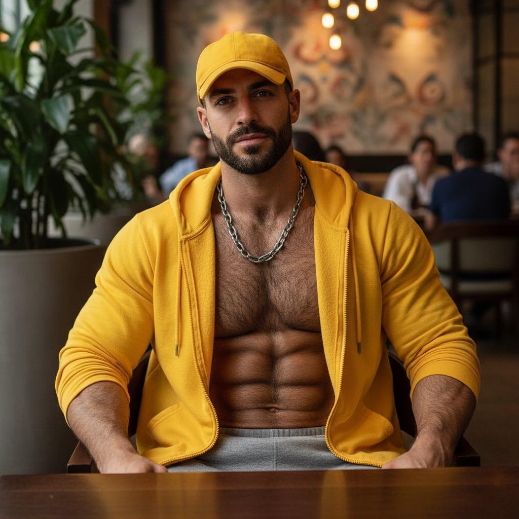 Every inch of him is pure art. The definition speaks for itself. #malebeauty #gym #hairy