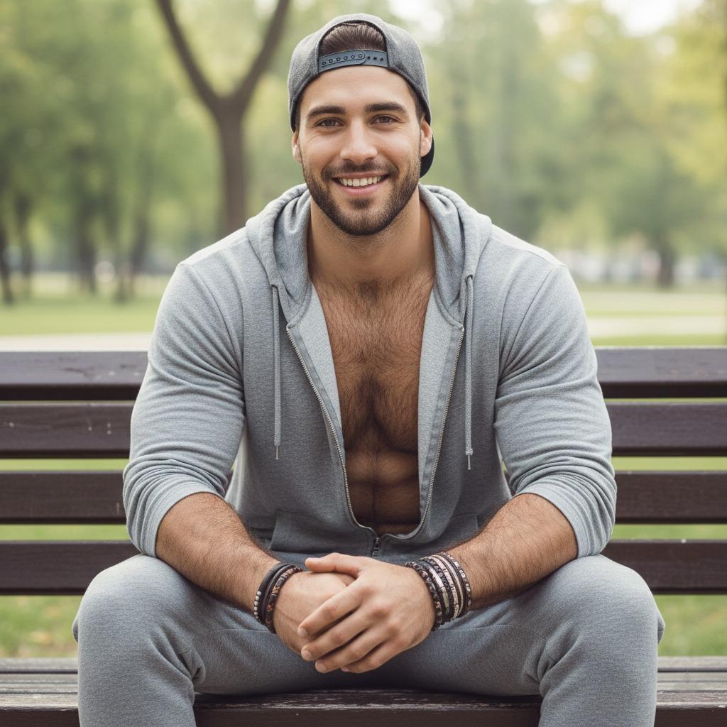 Every ripple of this sculpted chest deserves a standing ovation. The definition doesn’t quit—just like the confidence....