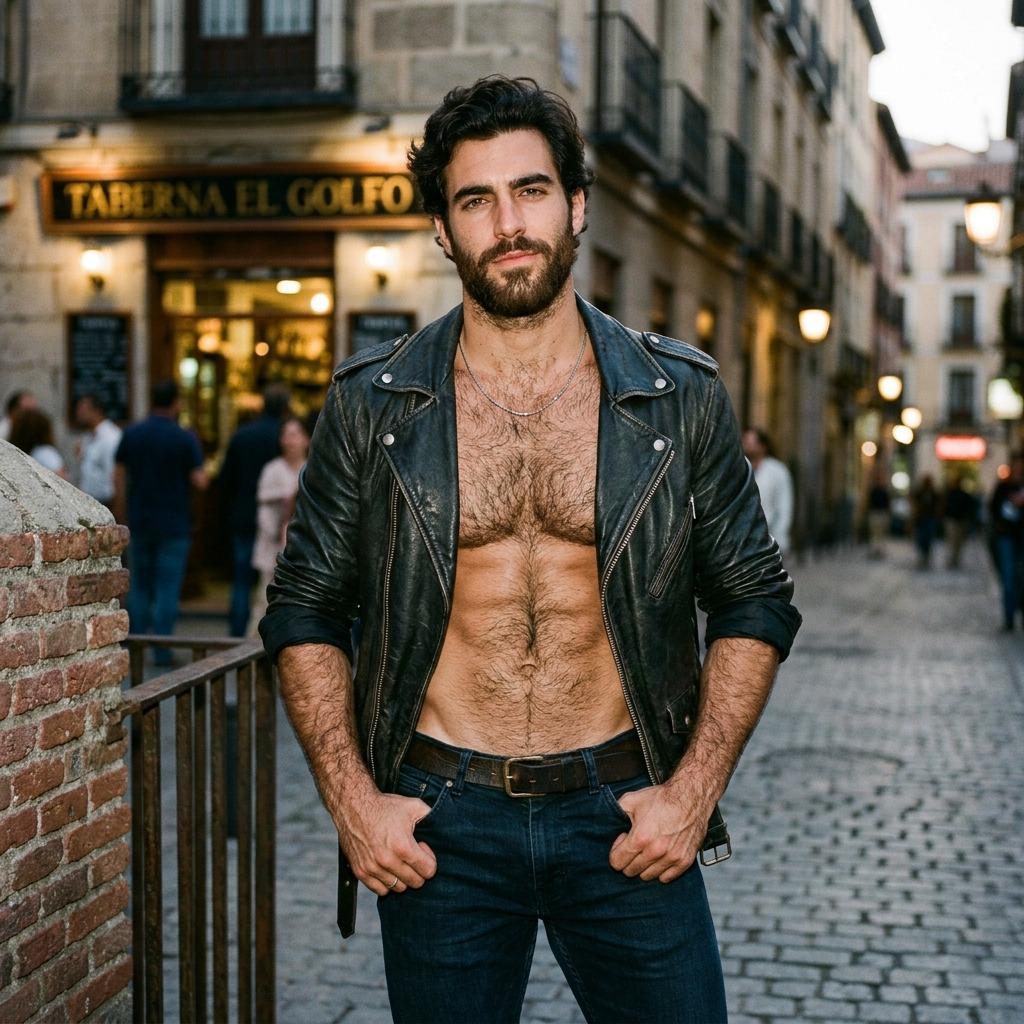Every curve, every line—nature’s masterpiece. 🔥 #malebeauty #street #hairy