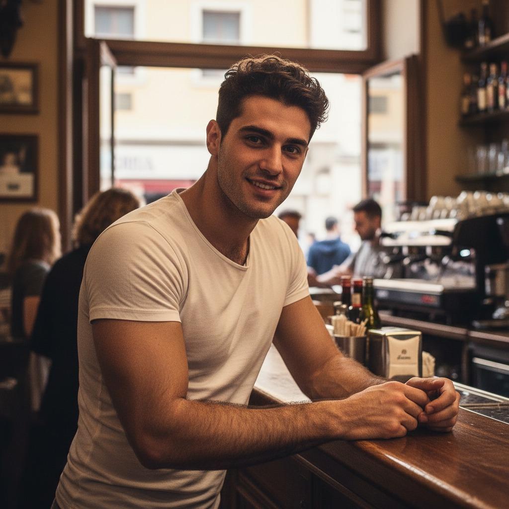 Every inch of him screams confidence. Pure, unfiltered beauty that makes the heart race. #malebeauty #kitchen #worker #gym...