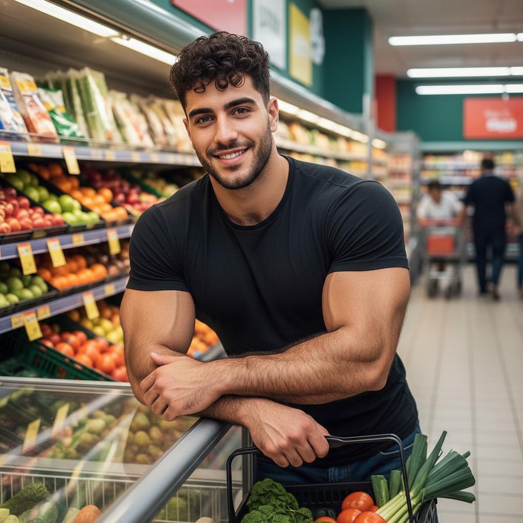 Every flex deserves a spotlight. 💪🔥 #malebeauty #kitchen #athlete
