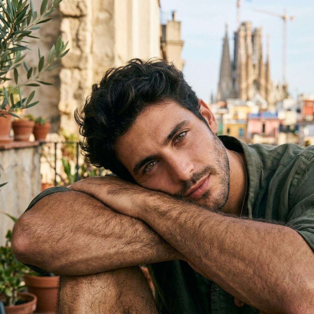 Flawless Spanish beauty in full glory. Every inch of him is pure art. Celebrate the power of masculinity and the allure of...