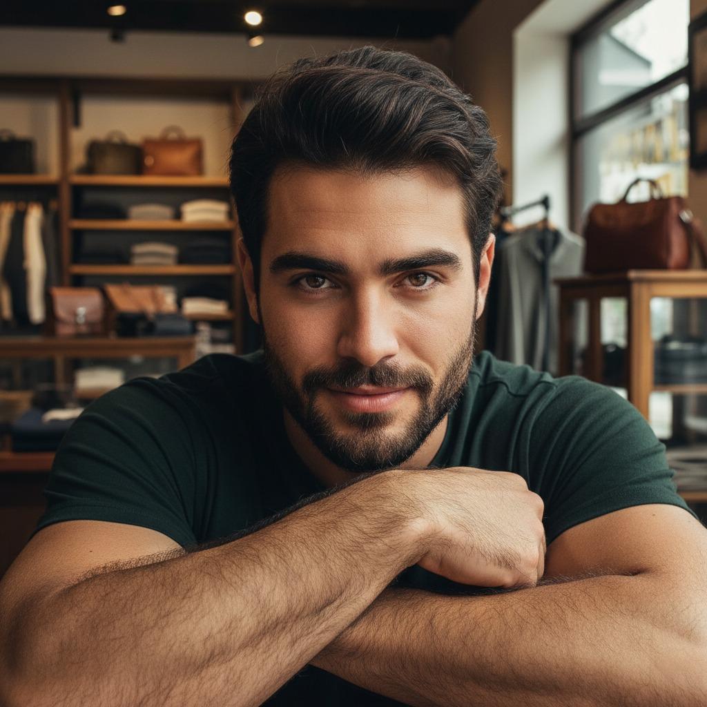 Every inch of him is pure art. 🔥 #malebeauty #library #hairy
