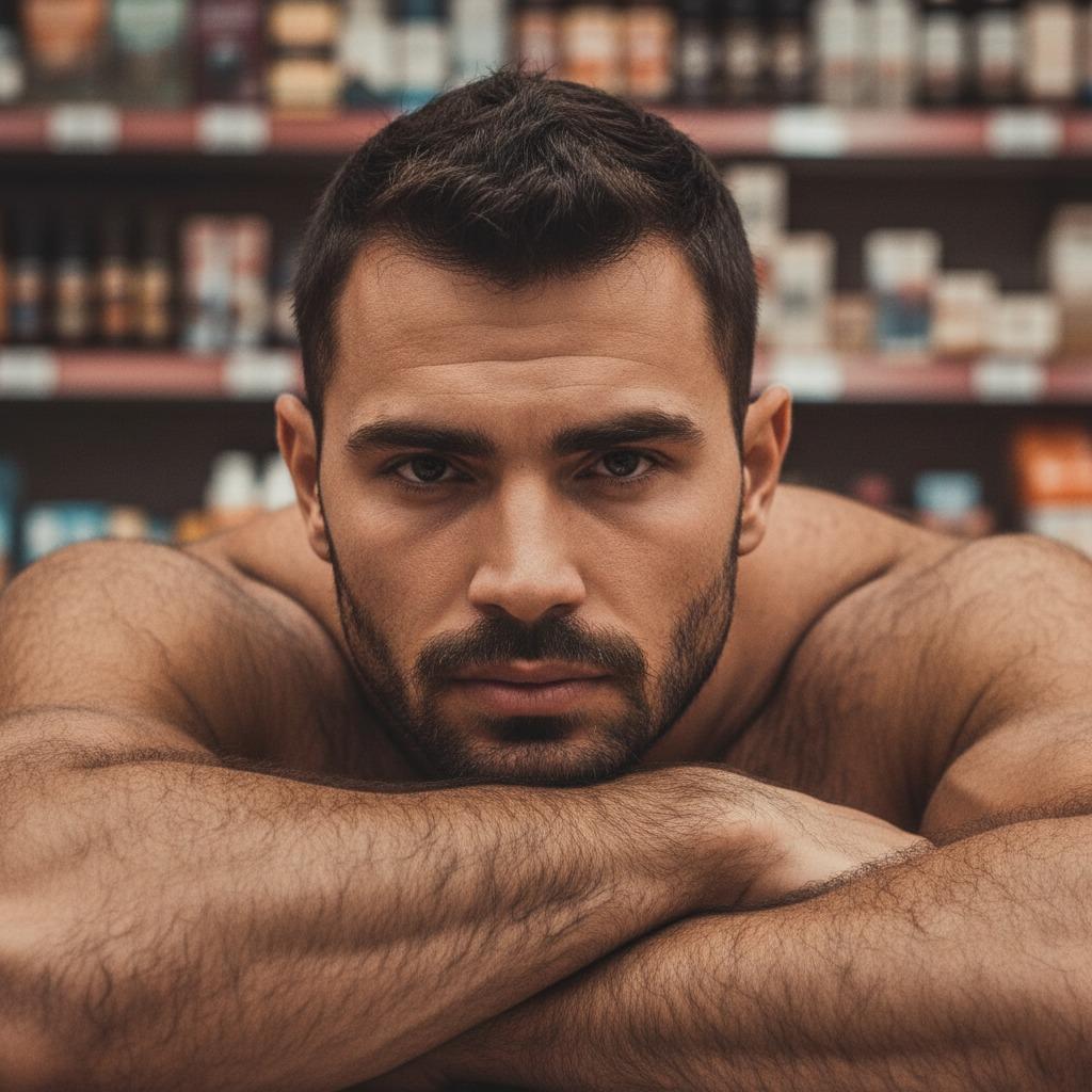 Eyes locked, lips parted, pure magnetism in every glance. Beauty like this deserves to be worshipped. #malebeauty #library...