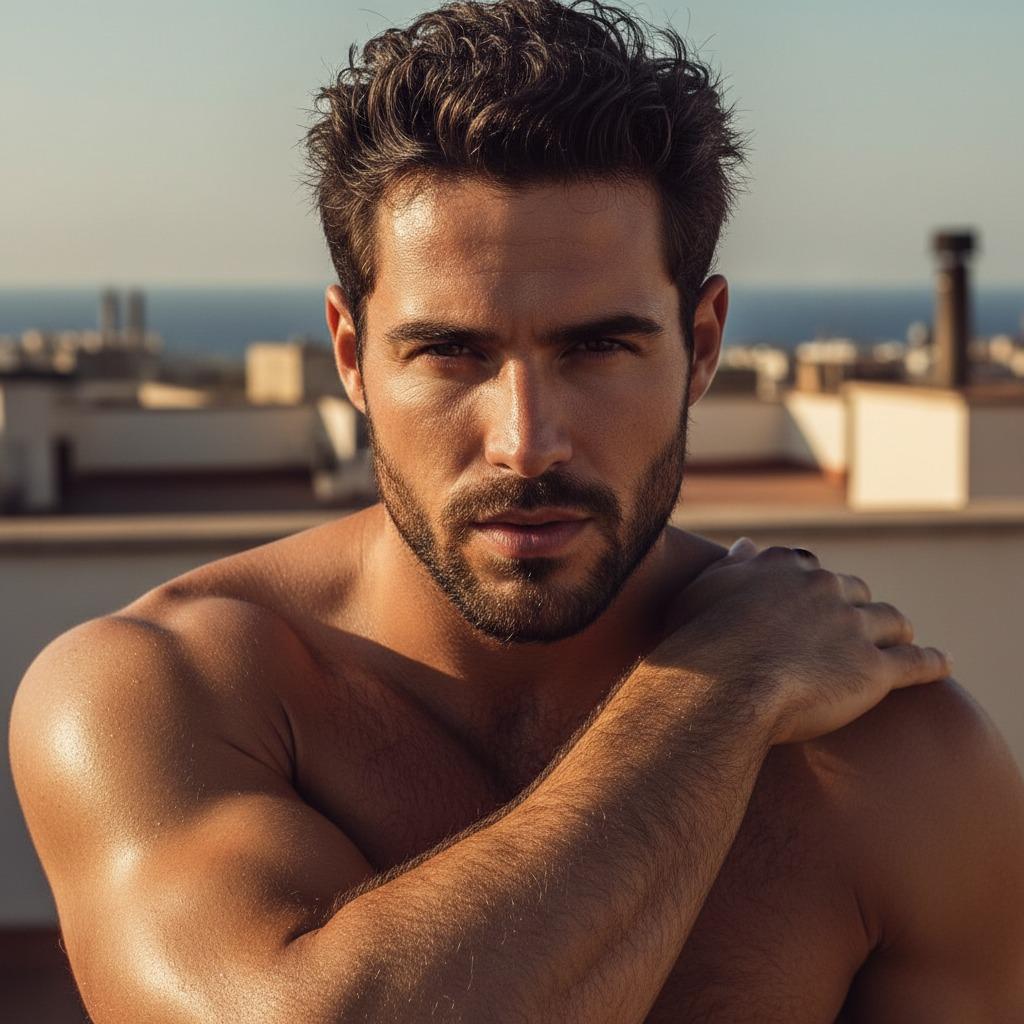 Every inch of him is pure art. Who needs a masterpiece when you’ve got this? 🔥 #hairy #travel #studio