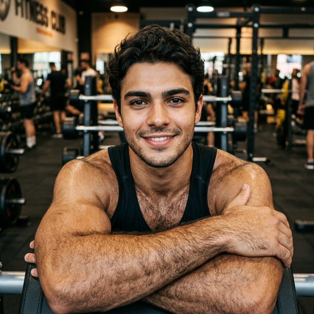 Every drop of sweat glistening under the gym lights—pure art in motion. 🔥 #gym #athlete