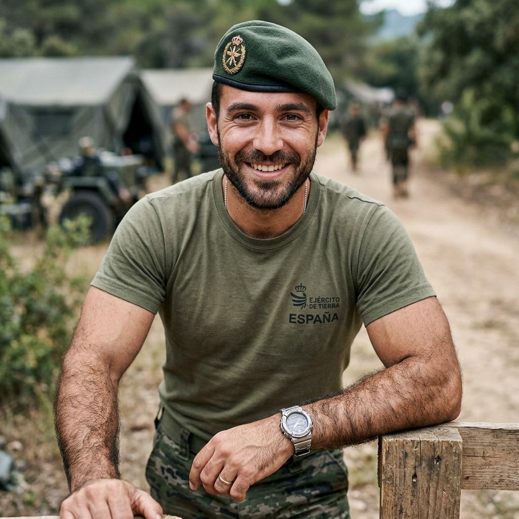 Hot military man in uniform, hairy and proud. Every inch of him screams strength and confidence. Celebrate the beauty of...