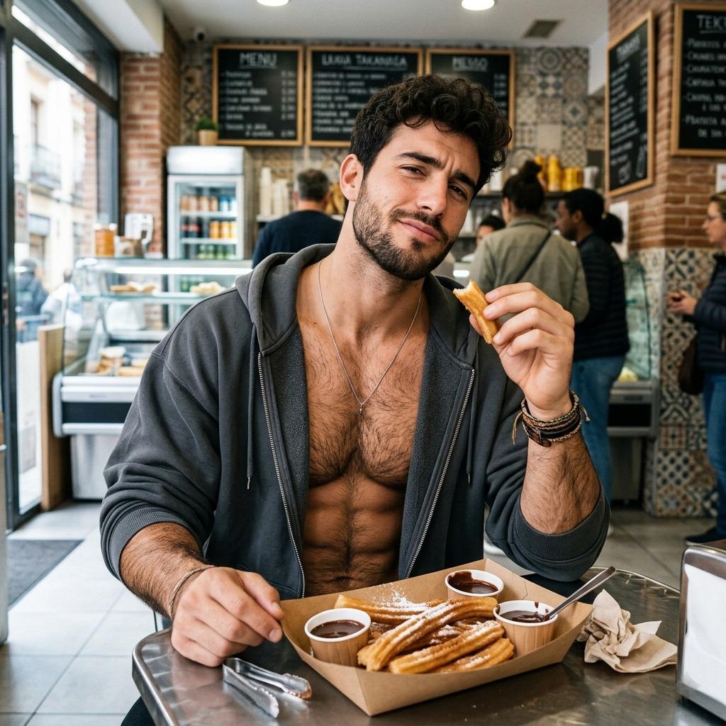 Celebrating the art of confidence and flavor. Nothing beats a man who enjoys his meal with style. 🍽️✨ #fastfood