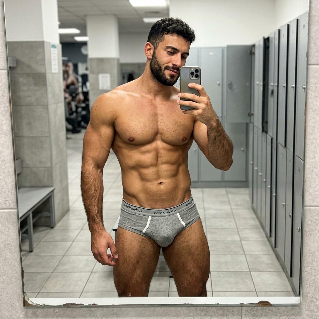 Every day is leg day when you’ve got this view. 💪🔥 #malebeauty #lockerroom #underwear #selfie #gym