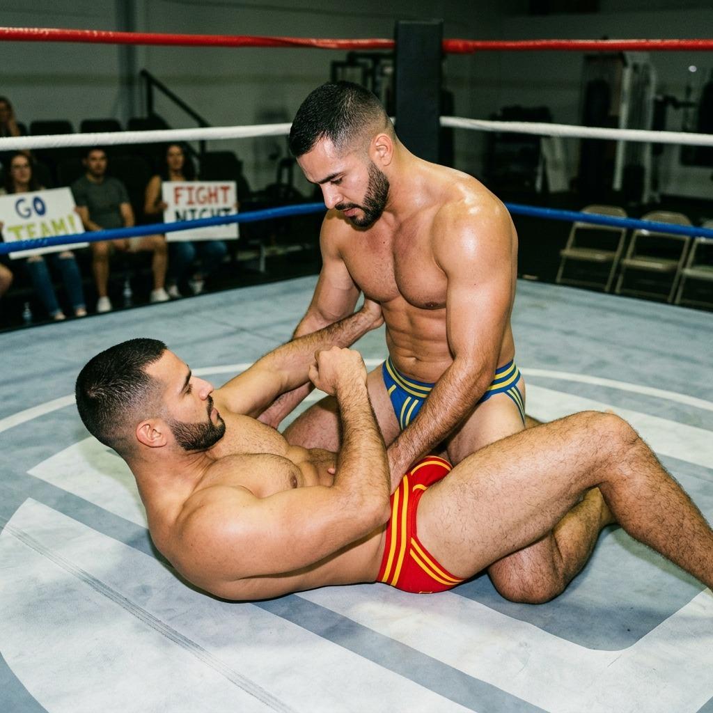Fists flying, muscles flexing—pure raw power in these jockstraps. Who’s your favorite fighter? 🔥💪 #malebeauty #athlete...