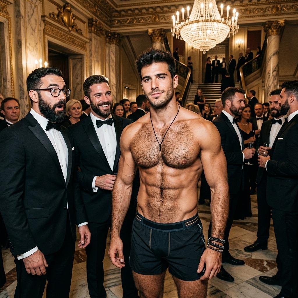 Every night at the opera, he steals the show—just in his jockstrap. Pure art in motion. #antiquity #underwear #jockstrap...