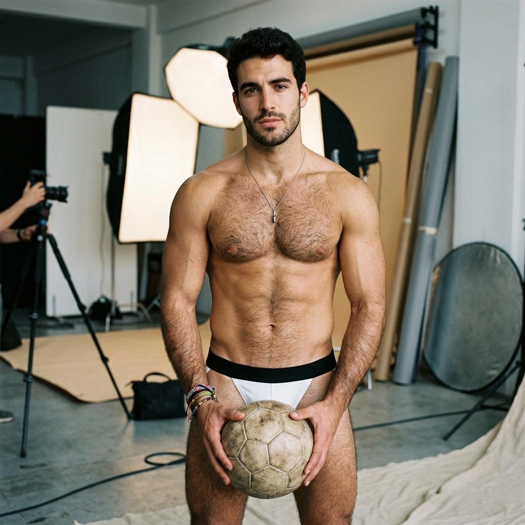 Elegance meets raw power in this jaw-dropping jockstrap shot. Every curve, every shadow—pure art. Celebrating the bold...