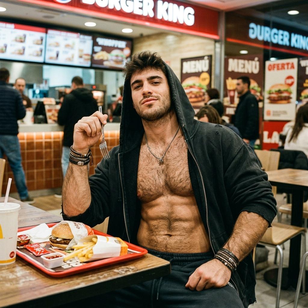 Eyes on this snack that’s hard to resist! 🥪💪 Who needs a six-pack when you’ve got a jaw-dropping one like this? #malebeauty...