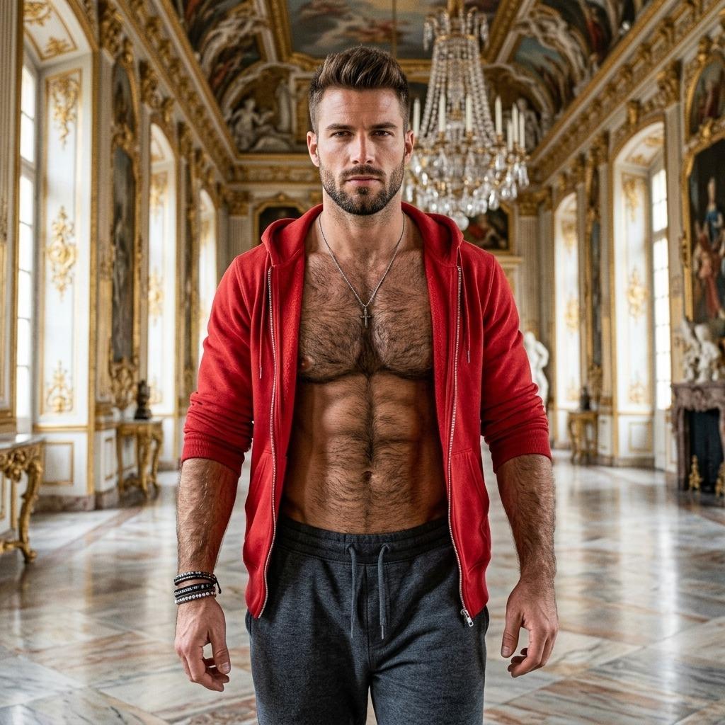Every step he takes in that historic town makes the cobblestones tremble. Pure masculine energy walking through centuries of...