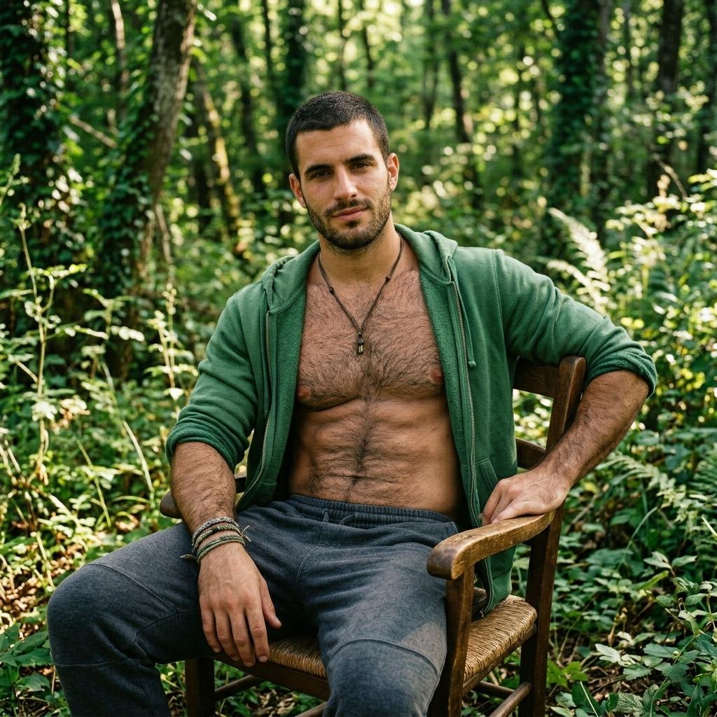 Flaunt those sculpted pecs in the wild—nature’s never seen a view this fine. 🌲💪 #nature