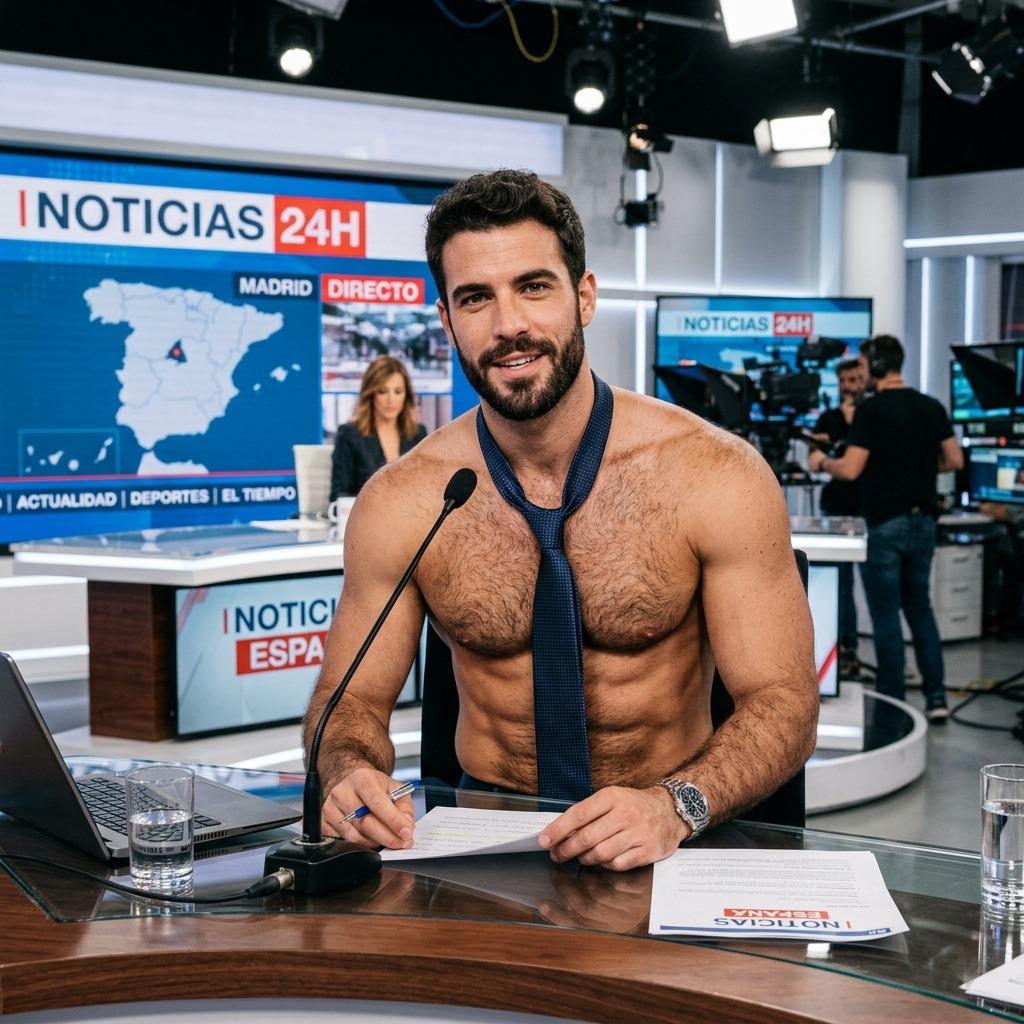 Every morning starts better when a hot journalist delivers the news shirtless. Perfection has a new face. #office #athlete...