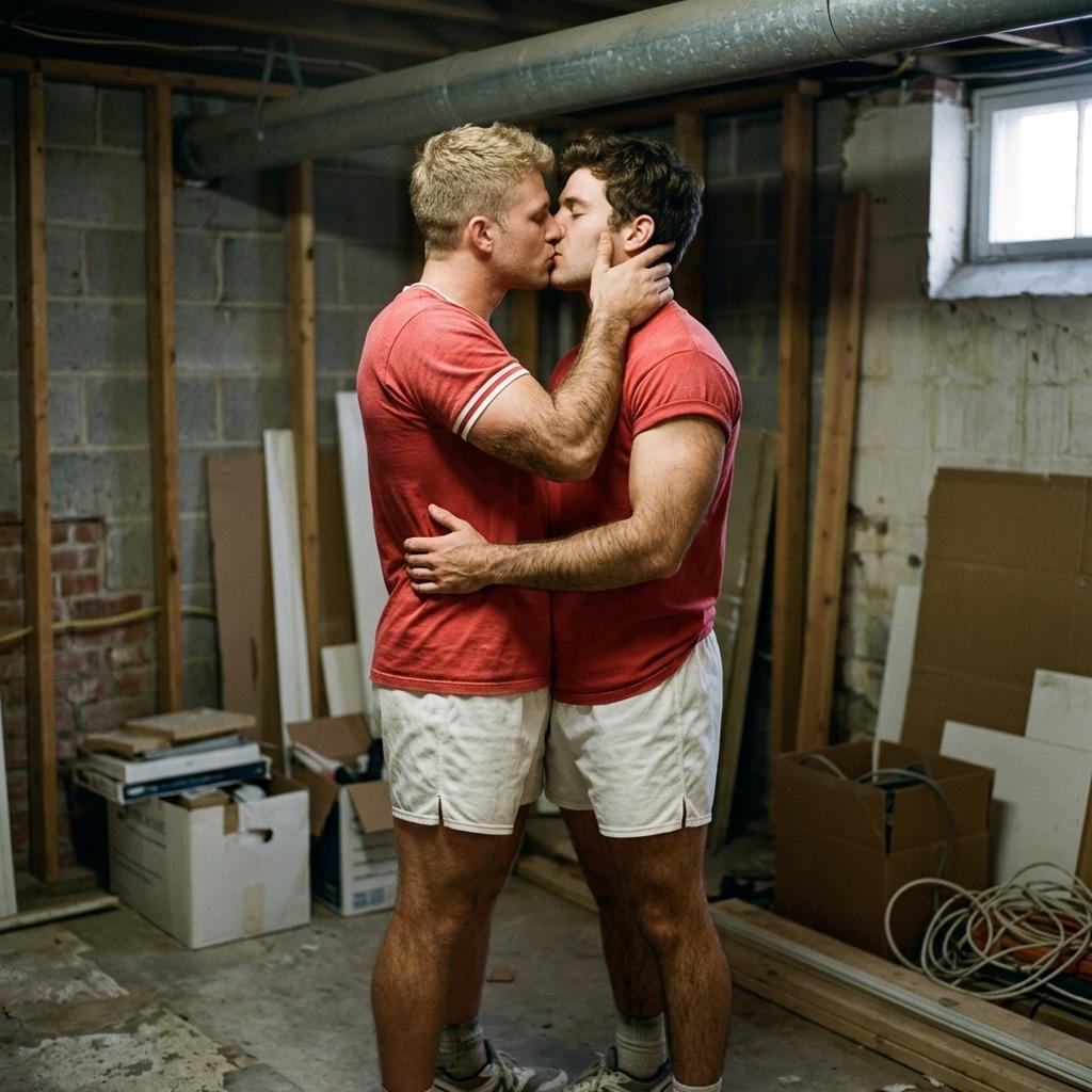 Every time two beautiful men collide on the pitch, the world stops to watch. Pure passion, pure power. #couple #kiss...