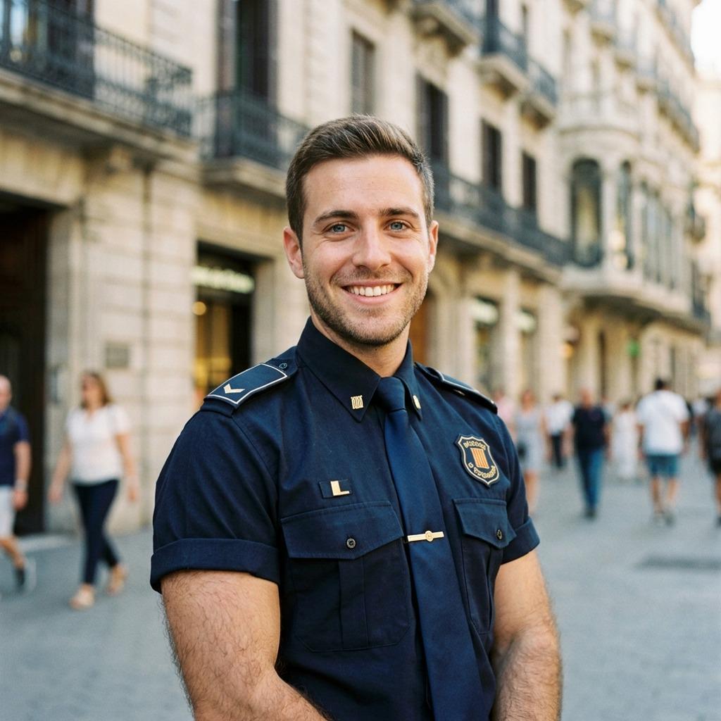 Hot cop alert! That smile could melt even the coldest badge. 🔥 #street #police
