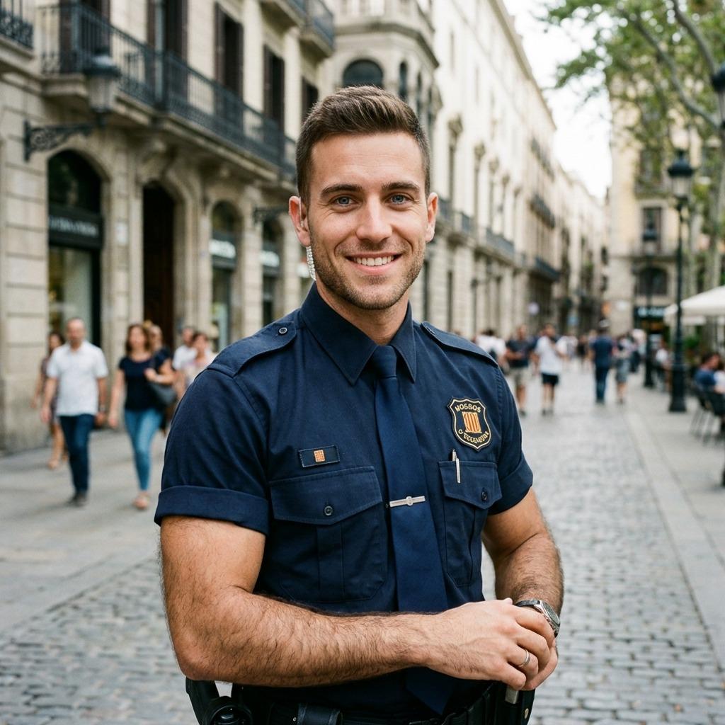 Every smile from a man in uniform is a masterpiece. #malebeauty #street #police