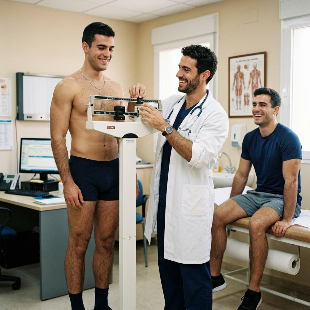 Every man deserves a check-up that’s as thorough as his glow-up. 🩺✨ #doctor #office #underwear