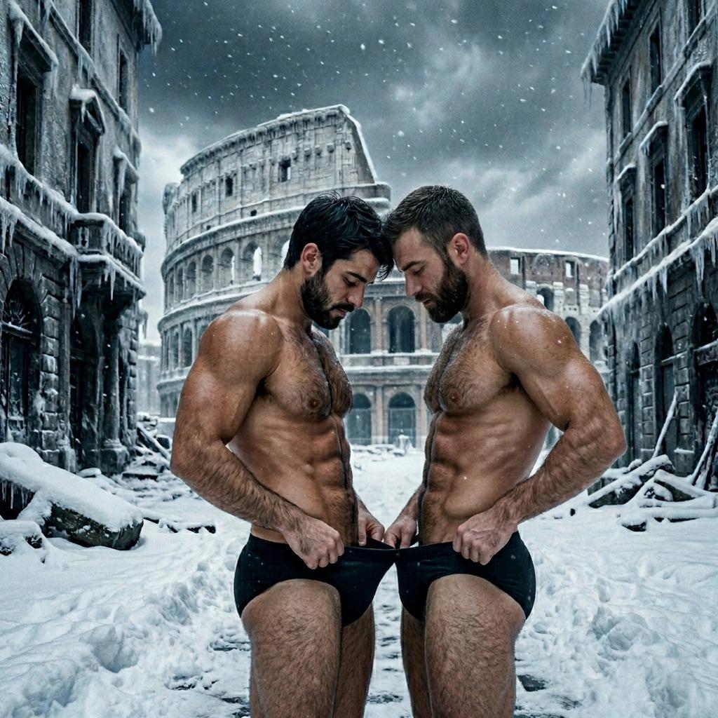 Two icy streets, two pairs of hungry eyes locked in heat under the glow of streetlights. Nothing hides the hunger between...