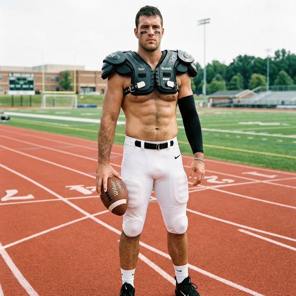 Every inch of him is pure power and grace. 🏉🔥 #athlete #gym #underwear