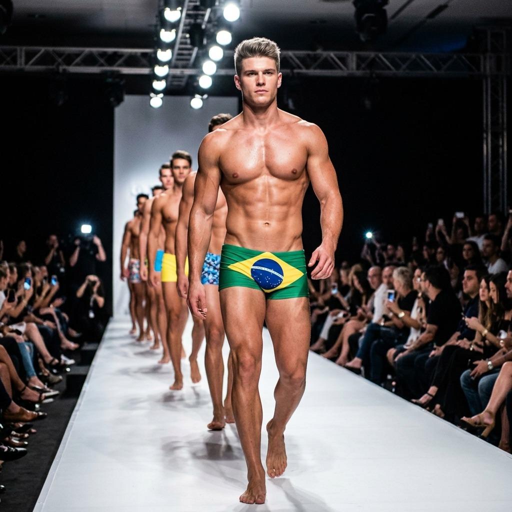 Flawless lines meet confident strides on the runway. Every step a celebration of masculine beauty—bold, unapologetic, and...
