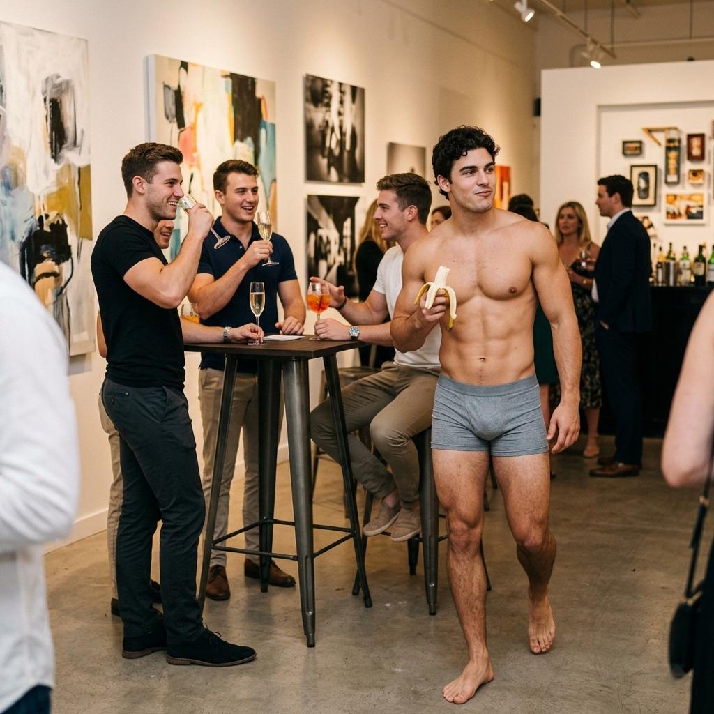 Every curve, every step—art in motion. The gallery’s new exhibit just got a lot more interesting. #malebeauty #underwear...