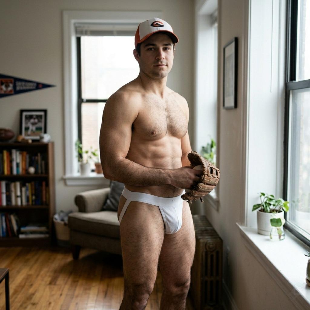 Every curve, every flex—baseball meets raw confidence. Who needs a stadium when you’ve got this kind of MVP energy?...