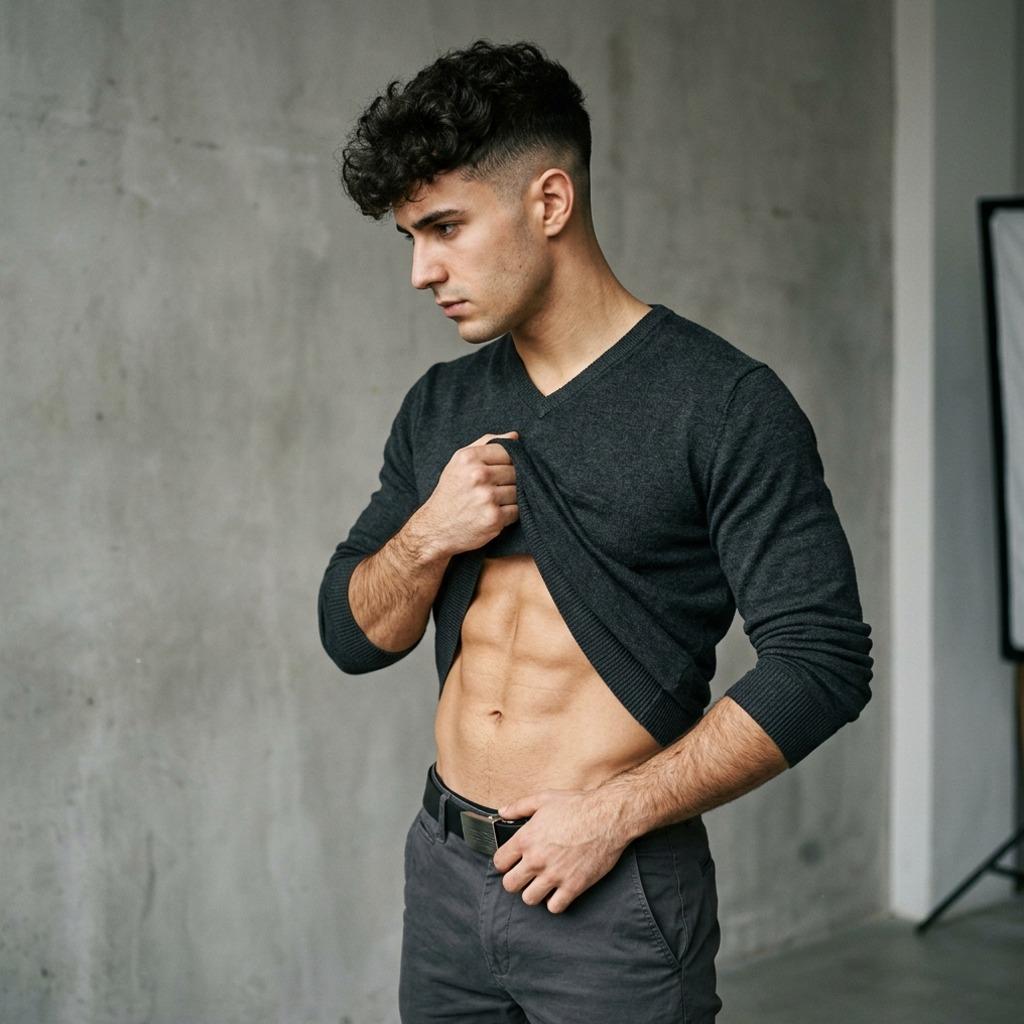 Every curve, every line—pure art. Celebrate the beauty of men who own their strength and grace. #malebeauty #studio