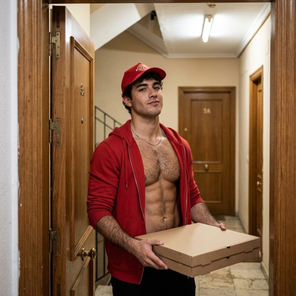 Hot delivery just arrived 🍕🔥 Who’s ready to tip the pizza guy with more than just cash? #kitchen #delivery