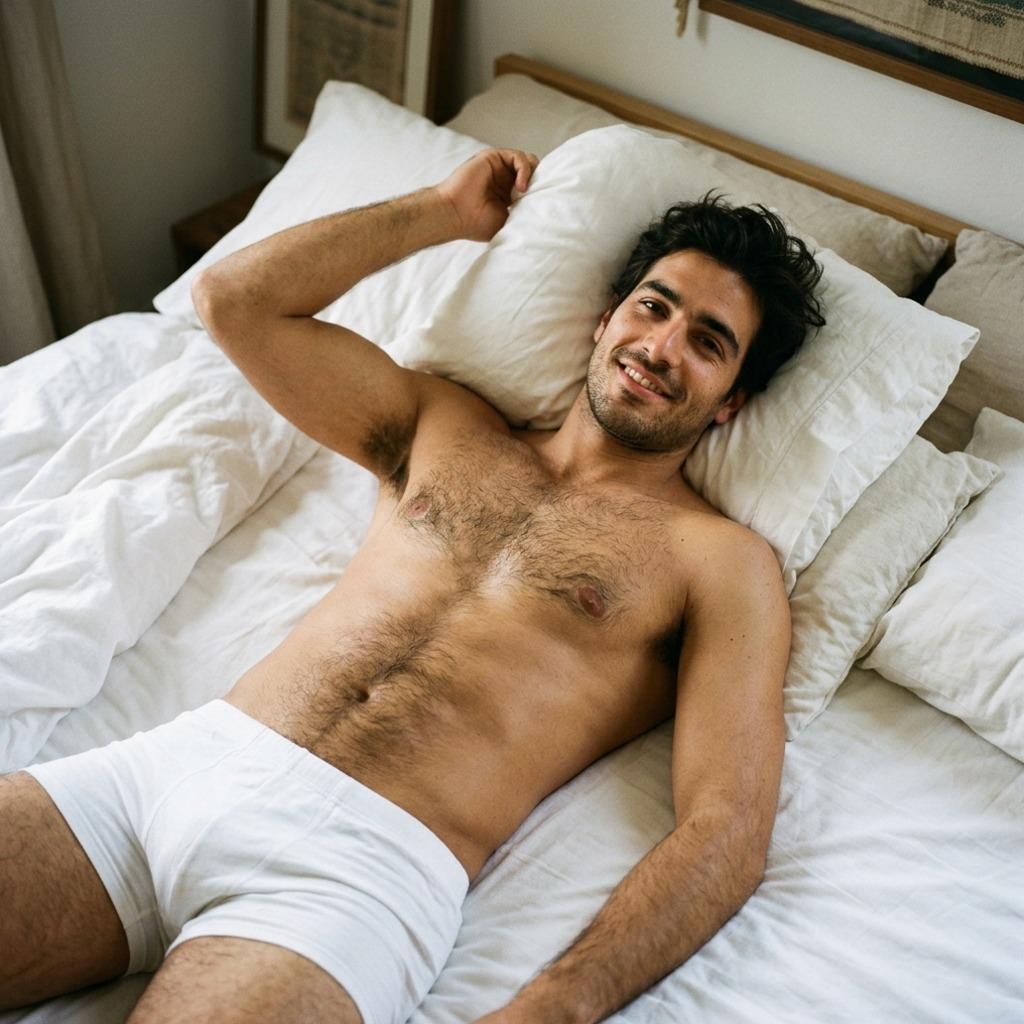 Every morning should start with a view like this. Pure confidence, pure beauty. #bedroom #underwear