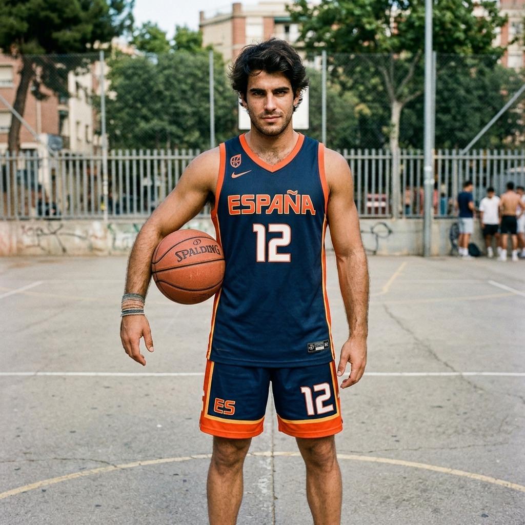 Every curve, every flex—this athlete turns the court into his runway. Pure power, pure art. Who’s got eyes for anything...