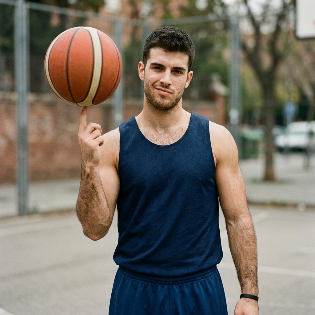 Every spin of the ball, every flex of those arms—pure art. The game’s just a stage for this kind of beauty. 🏀✨ #malebeauty...