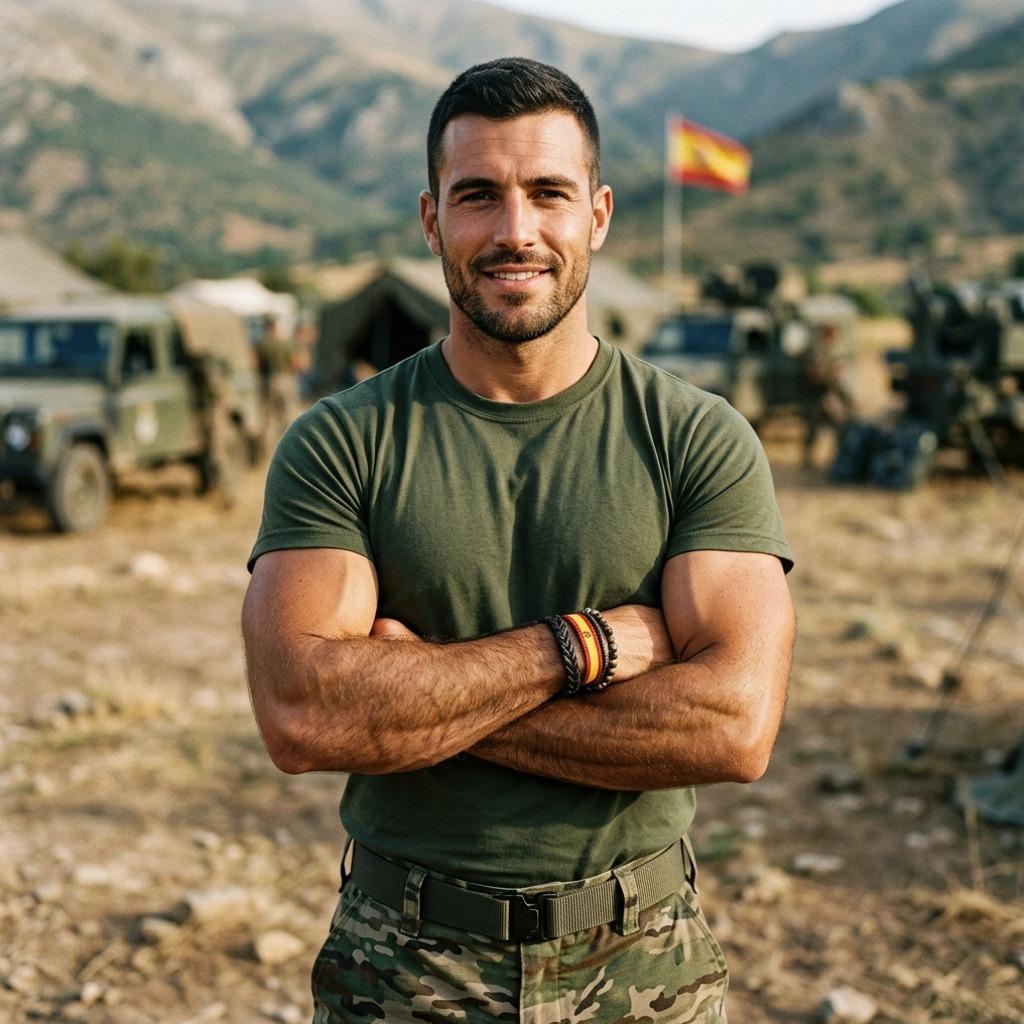 Every uniform has its charm, but this Spanish soldier’s smile? Pure magnetism. 🔥 #military #nature
