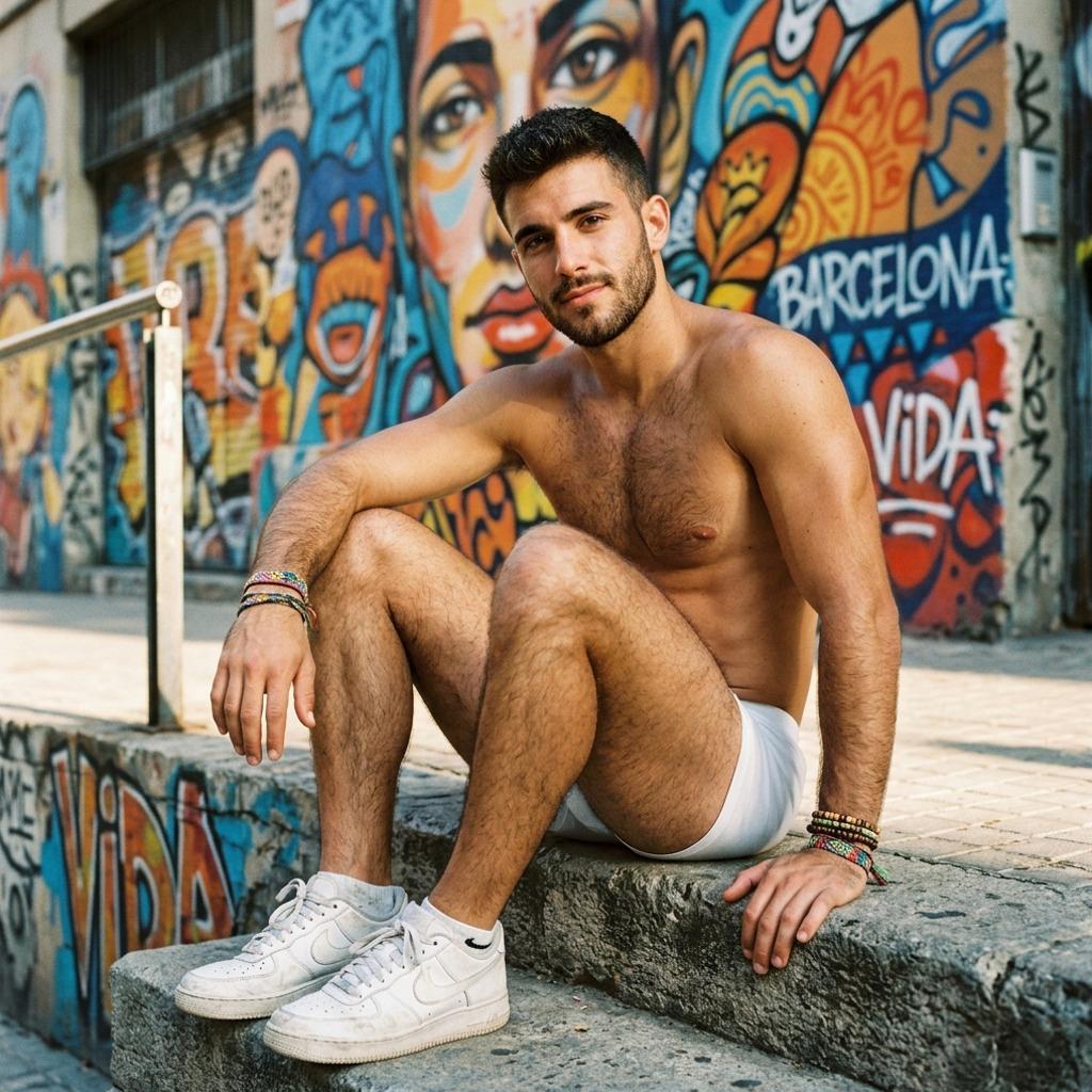 Flaunt that confidence—every curve, every line, pure art. 🔥 #malebeauty #street #gym