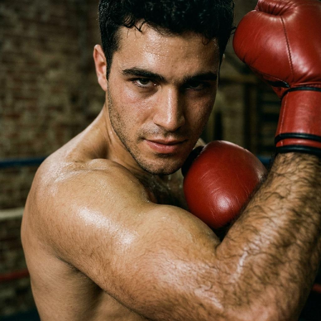Every punch lands with power, but his beauty steals the show. 🥊✨ #malebeauty #gym #athlete #boxer