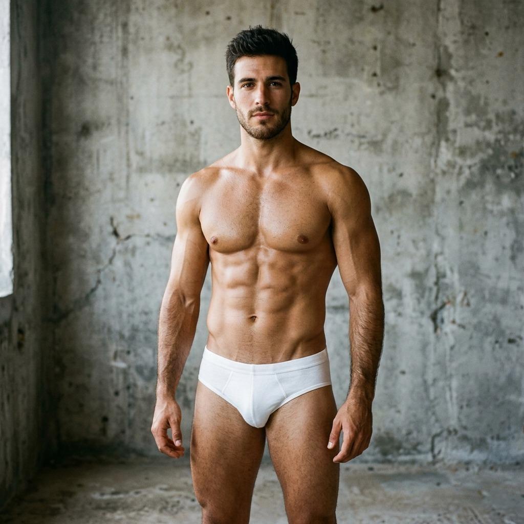 Every curve, every line—pure art in motion. The confidence to own it? Unmatched. 🔥 #malebeauty #studio #underwear