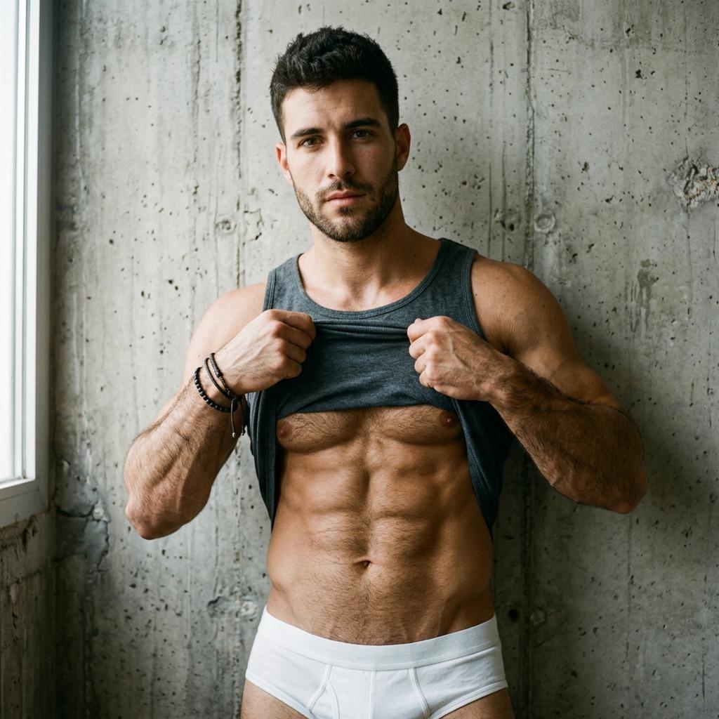 Every curve, every line—nature’s masterpiece in motion. 🔥 #malebeauty #studio #underwear #gym #athlete