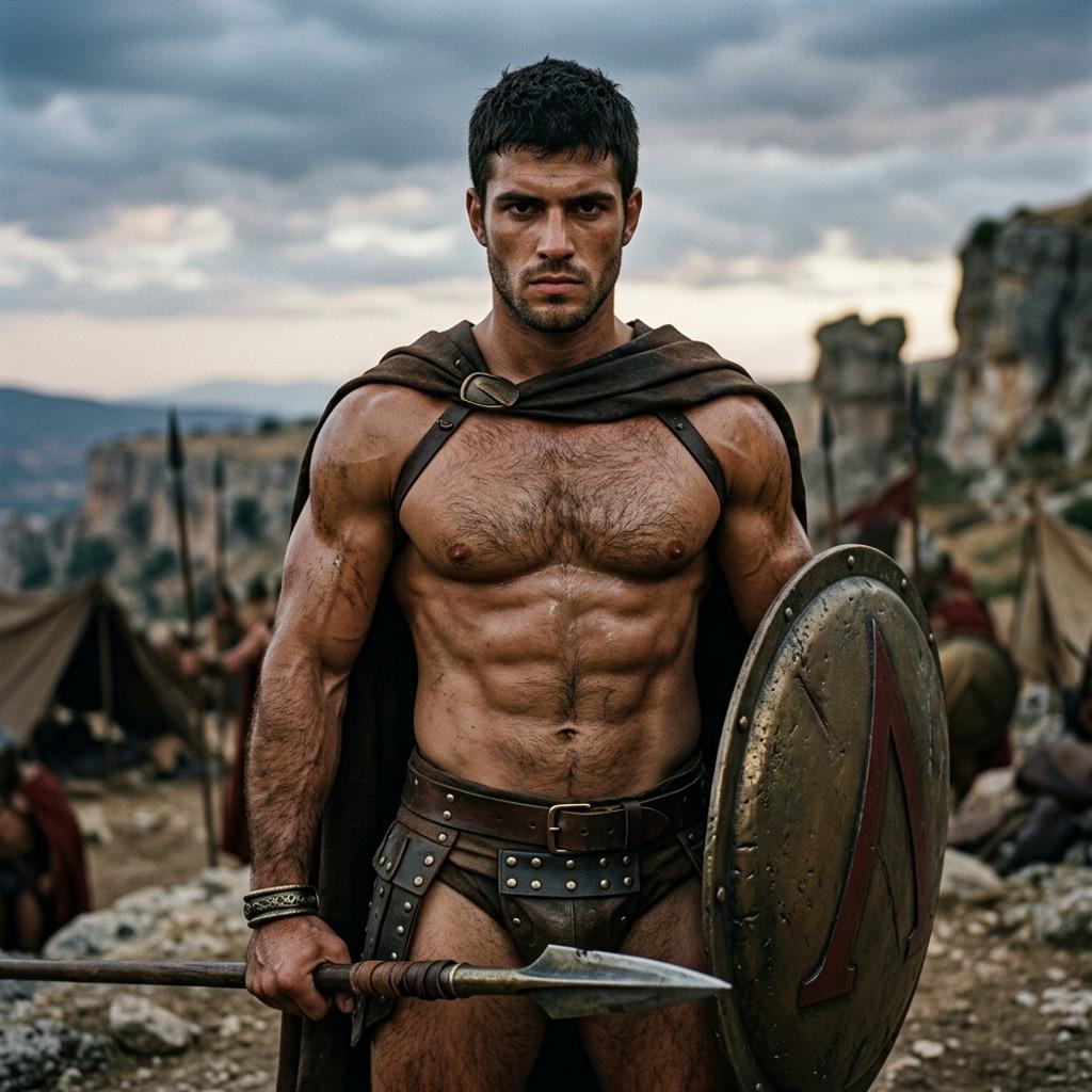 Spartan warriors weren’t just fighters—they were living art. Every muscle carved by discipline, every stance a testament to...