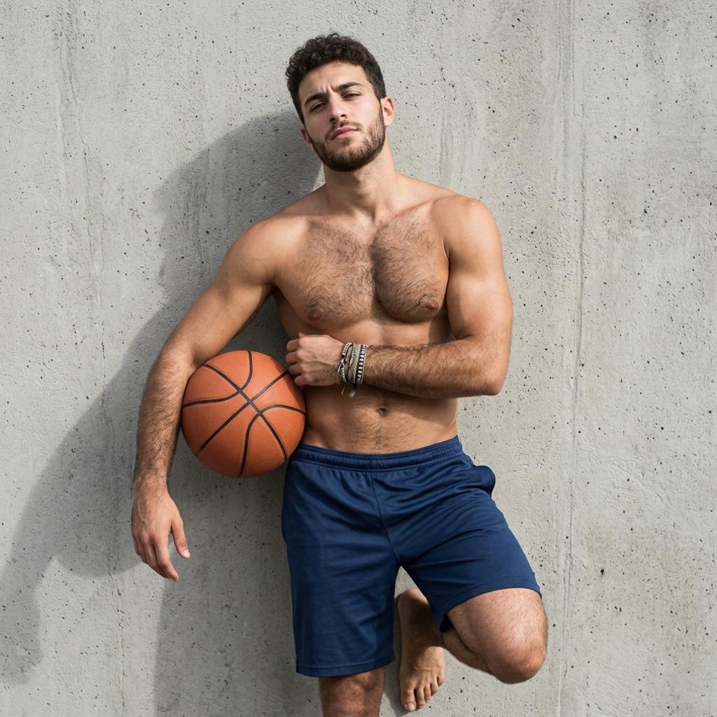 Flawless muscle meets the game. Every inch of him is pure art—basketball in hand, confidence in every pose. The ultimate...