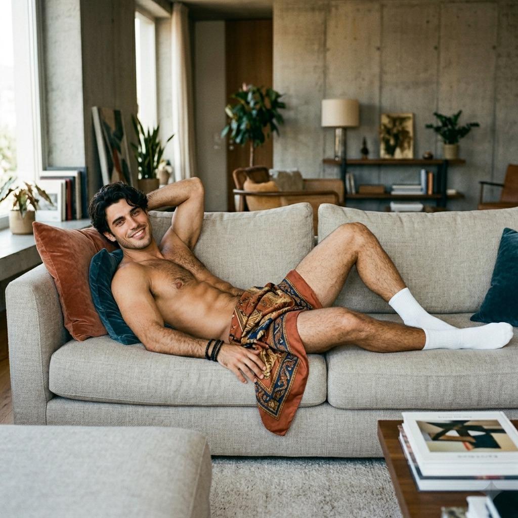 Every man’s worth is measured in confidence and charm. This one’s got both in spades. 😏🔥 #bedroom