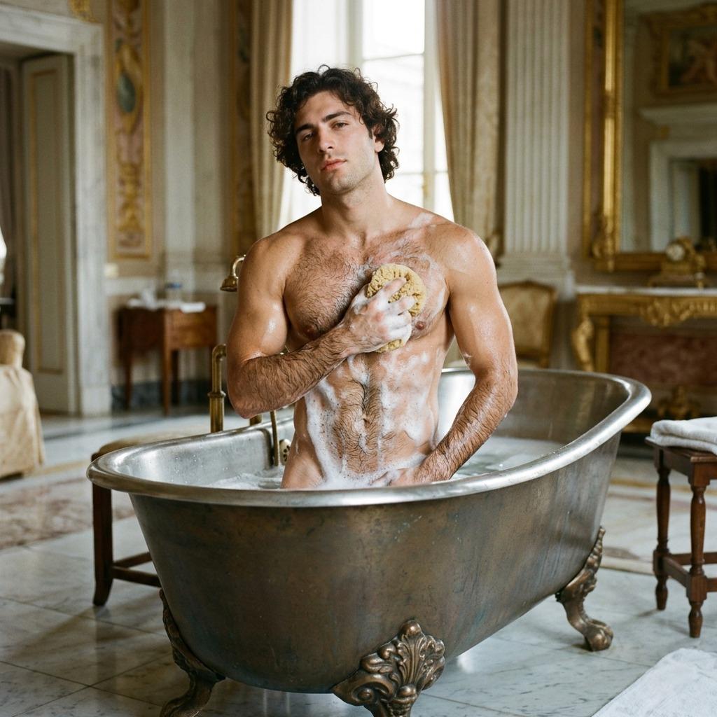 Every splash, every curve—nature’s art in motion. Who needs a canvas when you’ve got this? 💦🔥 #malebeauty #bath #antiquity
