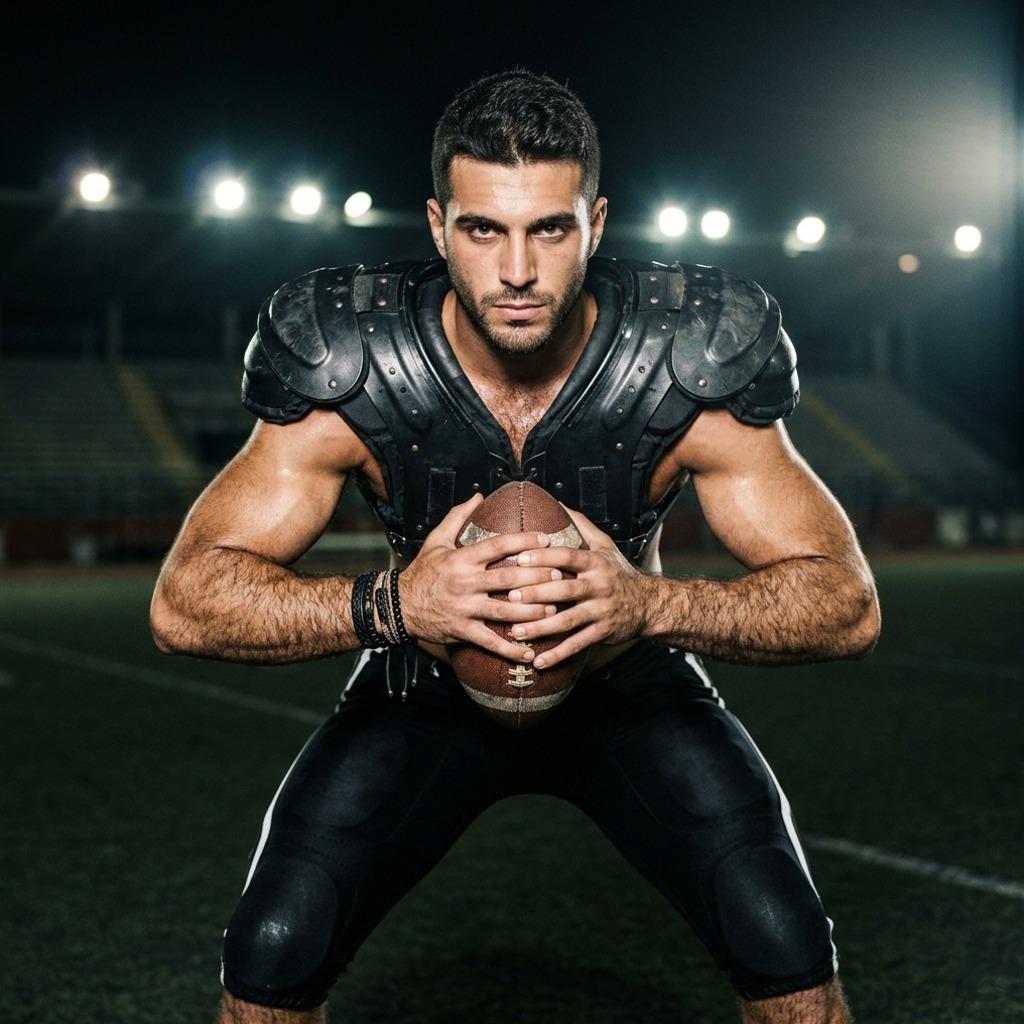 Every inch of this athlete’s strength and grace deserves a standing ovation. Football field or runway, beauty knows no...