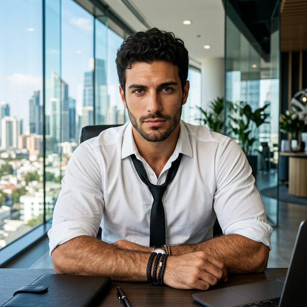 Check out this office eye candy! Who wouldn't want a view like this? 😏🔥 #office #suit