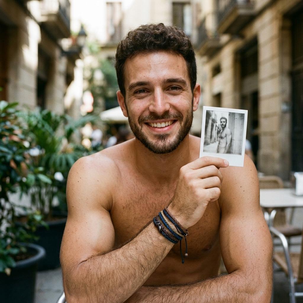Every body is a masterpiece. This polaroid captures pure, unfiltered beauty. Celebrate the art of the male form. #malebeauty...