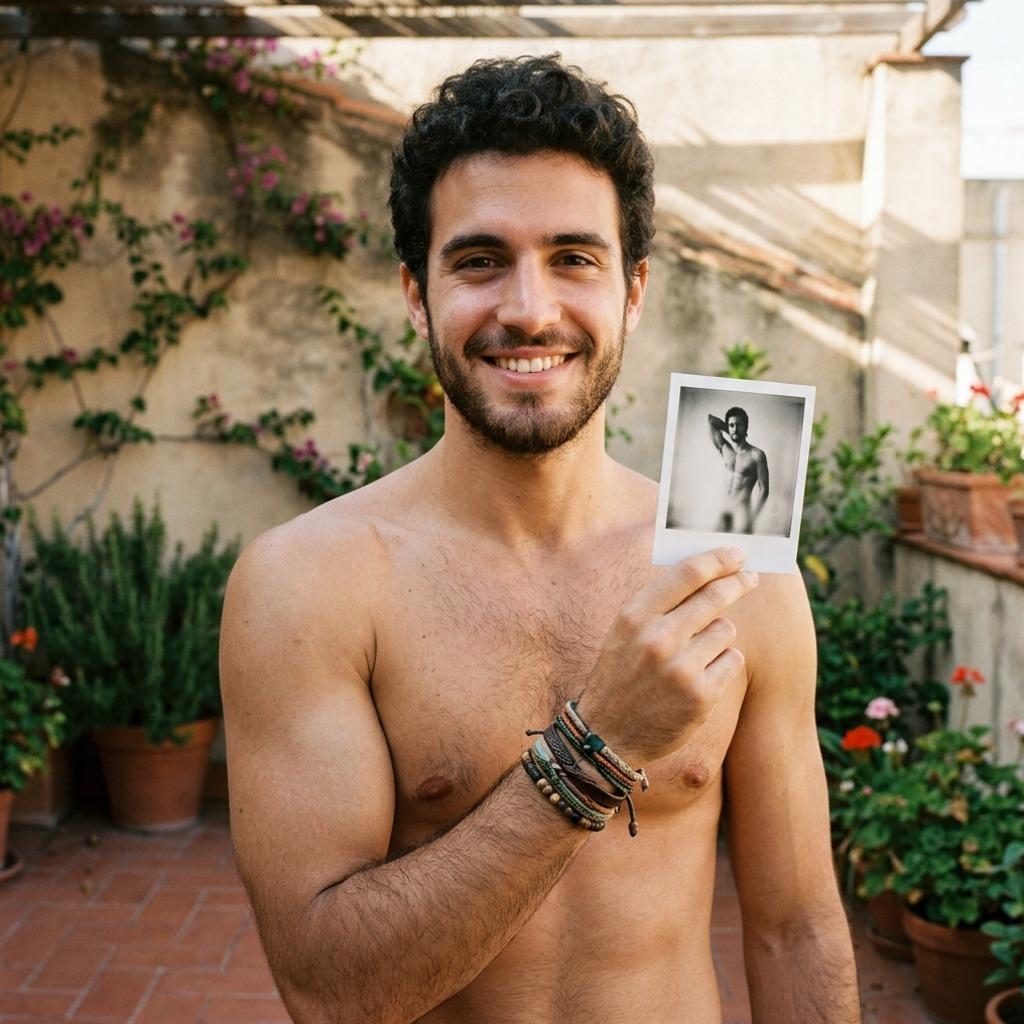 Every body tells a story. Celebrate the art of male beauty with this raw, unfiltered moment. #malebeauty #nature