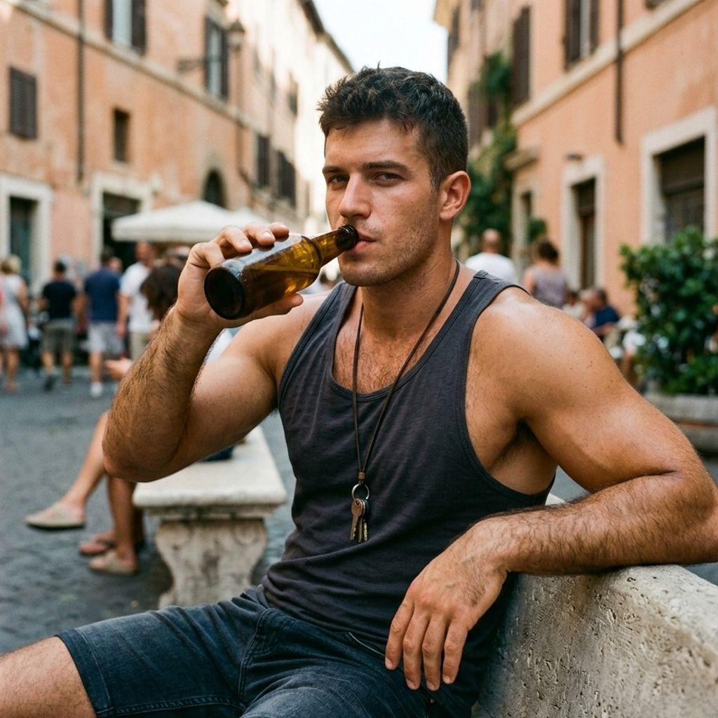 Sip it slow, let the golden brew meet your lips. Every drop, a toast to the art of masculinity. Cheers to the boys who make...